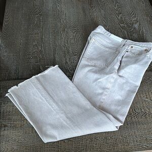 RE/DONE Light Gray Denim Jeans size 32